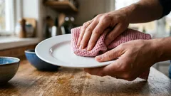Asciugamani da cucina. Perché asciugare piatti e tazze con un asciugamano potrebbe essere una cattiva abitudine